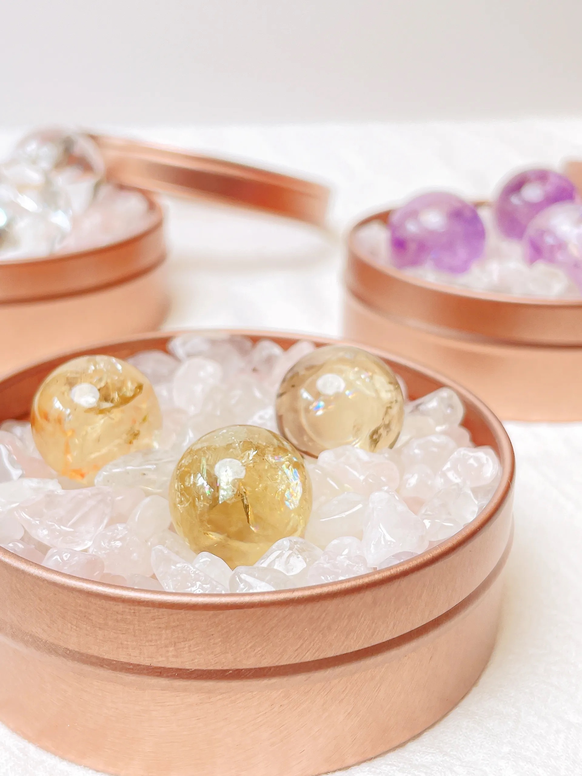 開運迷你爆爆珠（白水晶）