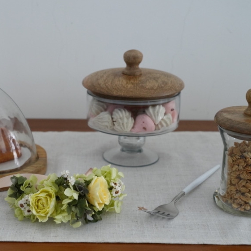 日本 magnet WAFFEL'S 木頭玻璃罐【Ｍ】