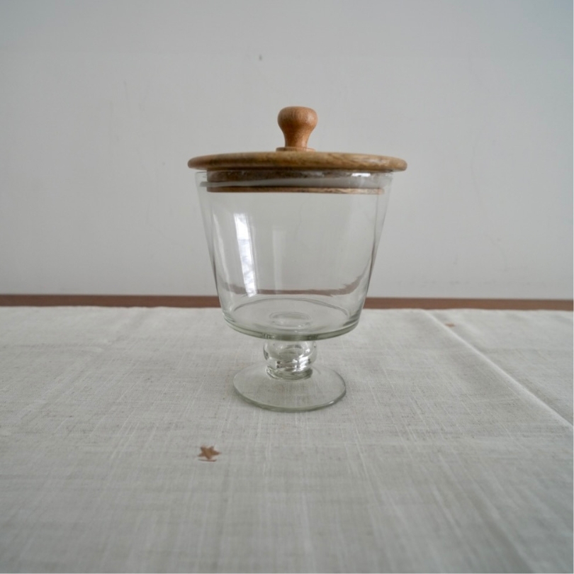 日本 magnet WAFFEL'S 木頭玻璃罐【Ｌ】