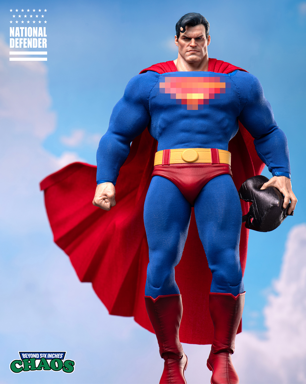 CHAOS 1/12 ナショナル・ディフェンダー　スーパーマン CHAOS- 1/12 National Defender Action Figure (CHAOS-001)
