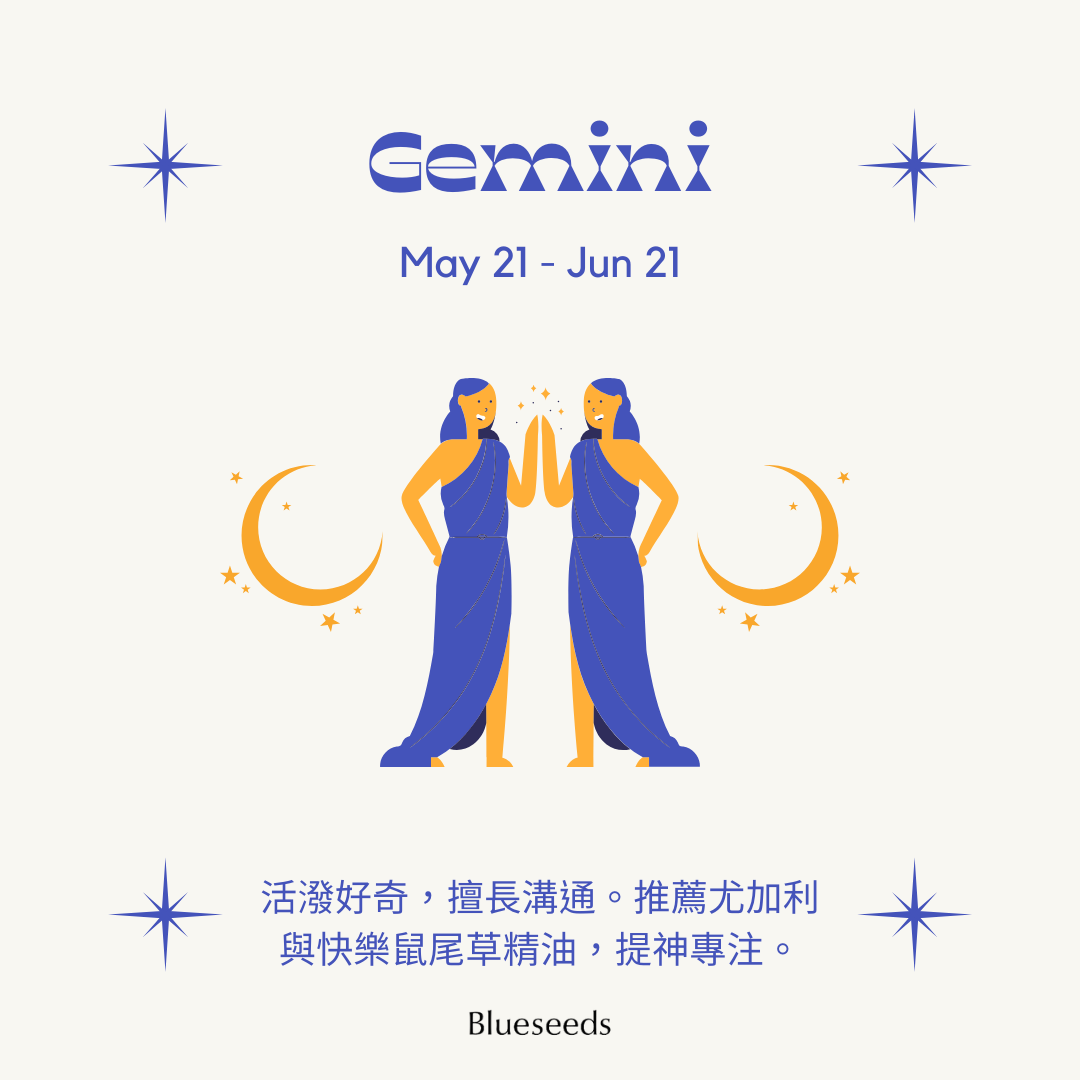 【12 星座特調】雙子座滾珠按摩精油 2ml