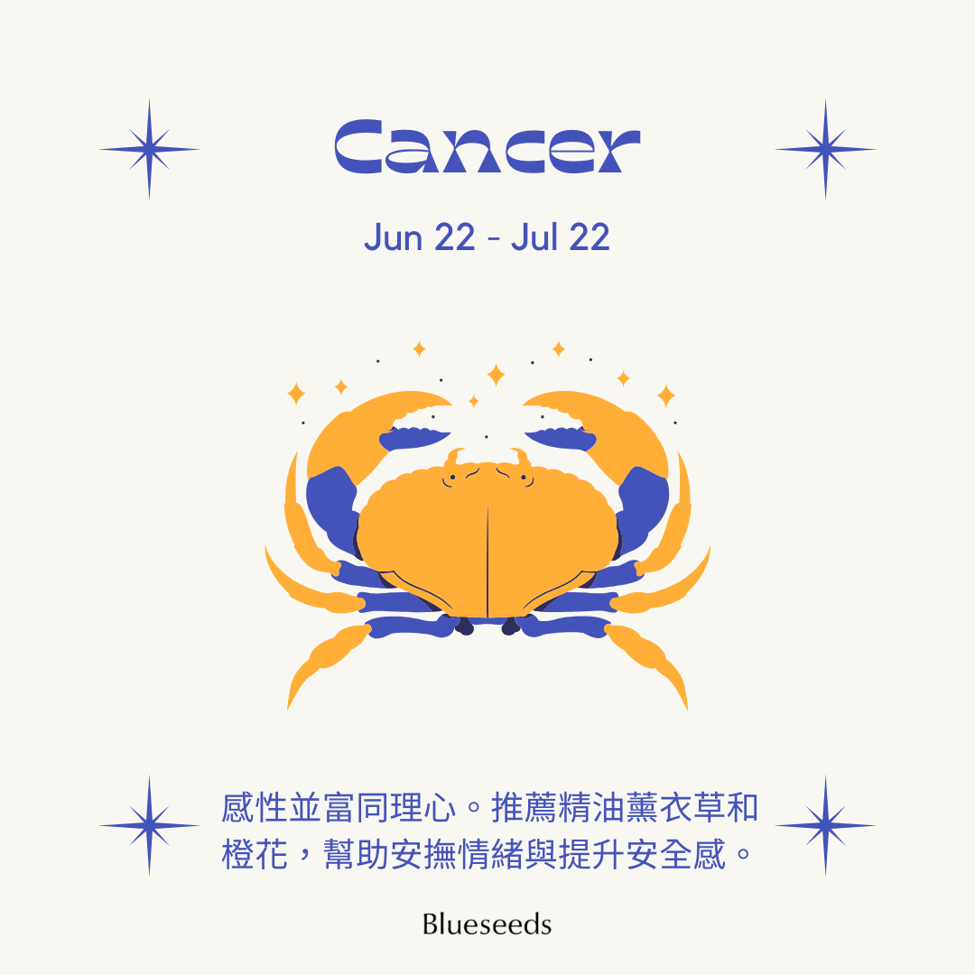 【12 星座特調】巨蟹座滾珠按摩精油 2ml