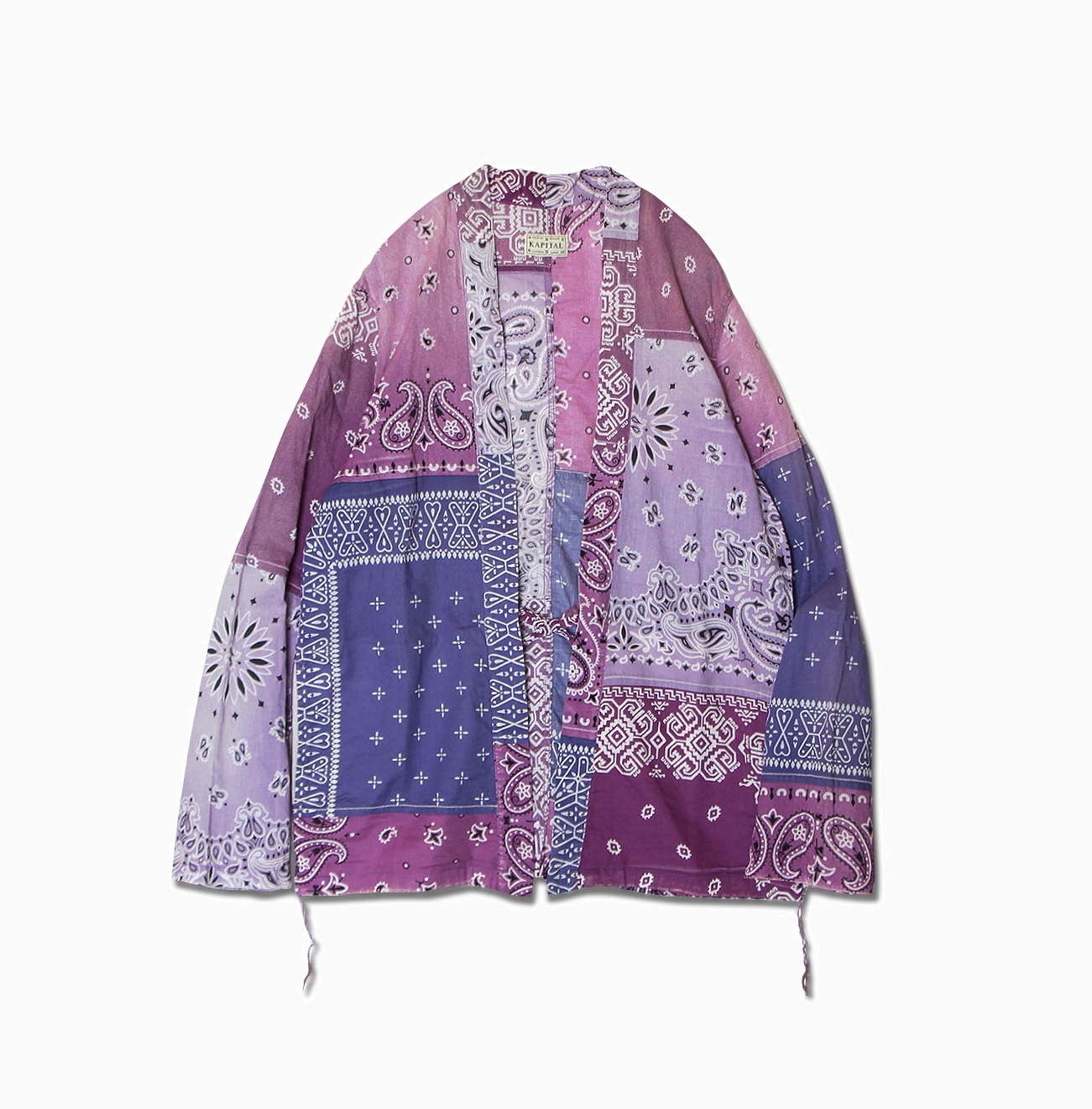 RE-STOCK: KAPITAL Gauze BANDANA PATCHWORK KAKASHI SHIRT L/S - PRE ORDER ITEM (預訂中)