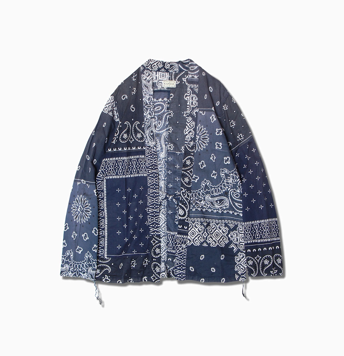 RE-STOCK: KAPITAL Gauze BANDANA PATCHWORK KAKASHI SHIRT L/S - PRE ORDER ITEM (預訂中)