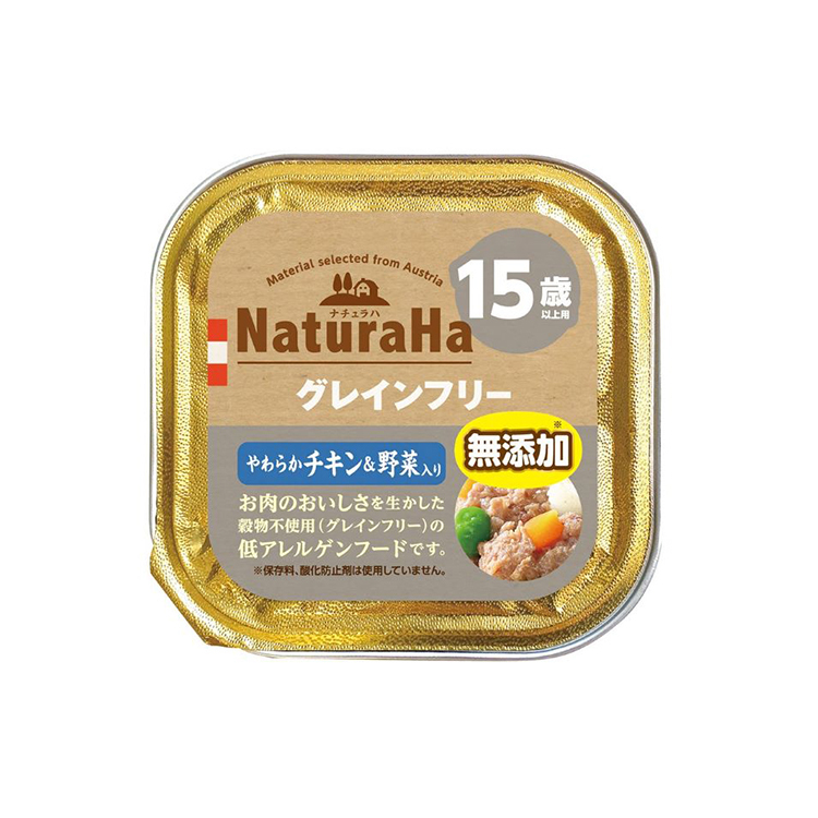 Sunrise 15歲起無穀物無添加雞肉野菜綜合營養濕糧 100g