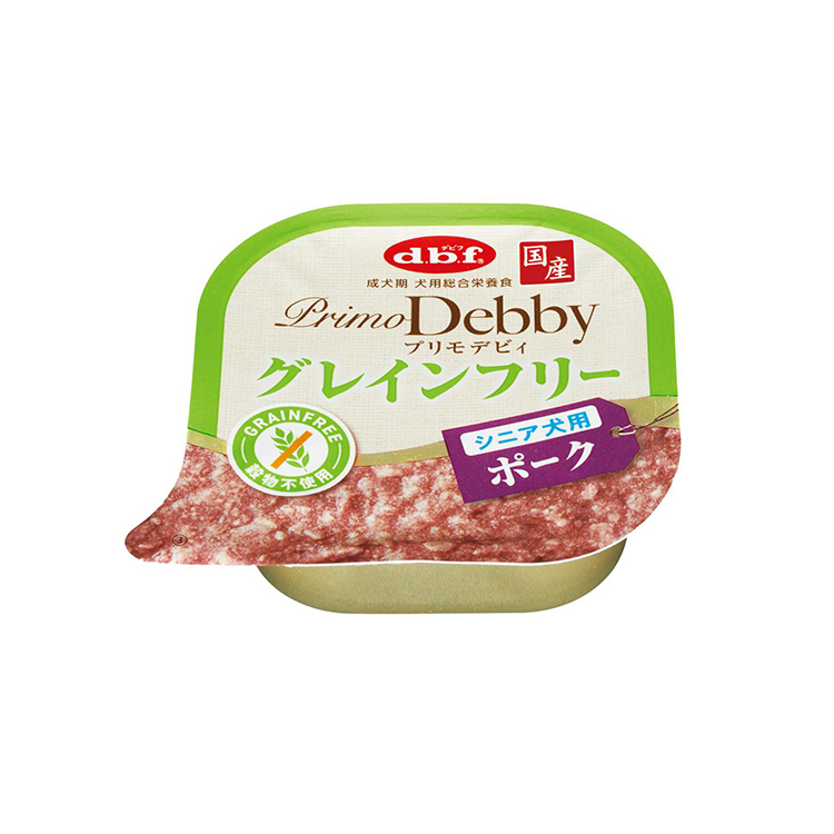 D.B.F Primo Debby 高齡犬用 無殼物 豚肉濕糧 95g