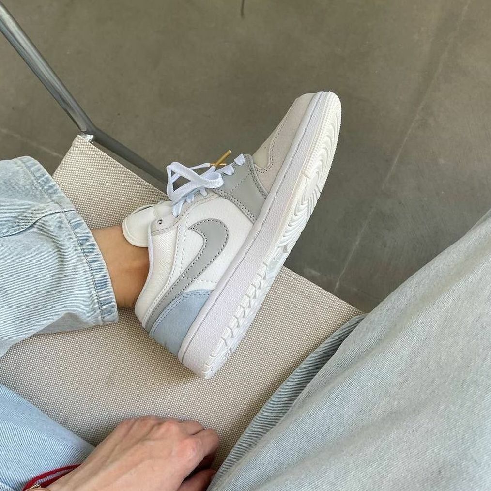 NIKE AIR JORDAN 1 PARIS AJ1 巴黎雲白 灰白 灰綠 寶寶藍 男鞋 CV3043-100 / 現貨