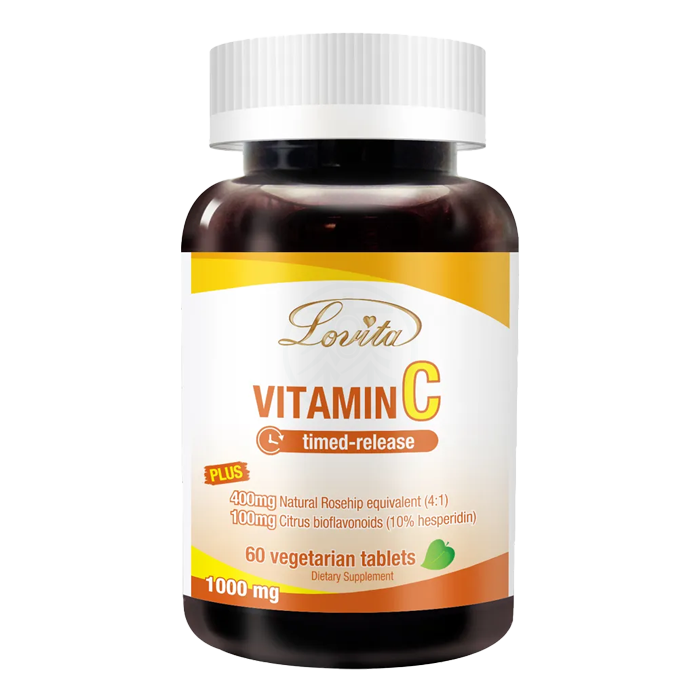 Lovita愛維他 長效緩釋型維他命C素食錠1000mg  60錠/瓶 全素