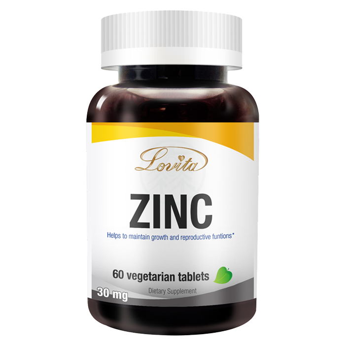 Lovita愛維他 胺基酸螯合鋅30mg素食錠 60錠/瓶 全素