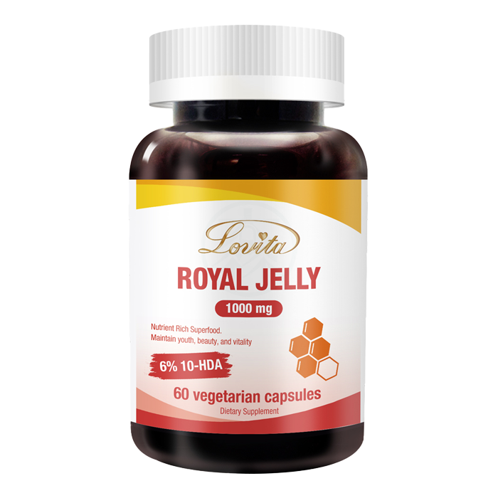 Lovita愛維他 蜂王漿素食膠囊 1000mg  60顆/瓶  全素