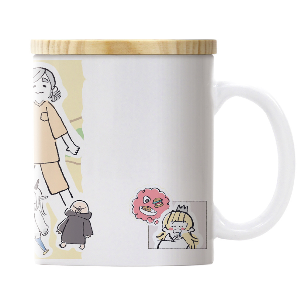 Cospa 1118  姫と魔王軍 フタ付きフルカラーマグカップ [TVアニメ『姫様“拷問”の時間です』]