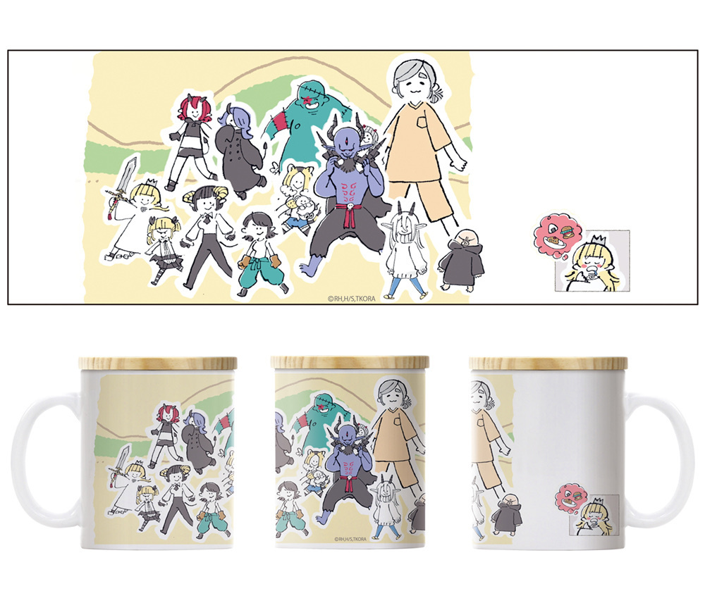 Cospa 1118  姫と魔王軍 フタ付きフルカラーマグカップ [TVアニメ『姫様“拷問”の時間です』]