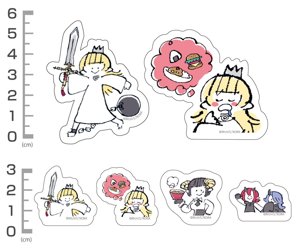 Cospa 1118  『姫様“拷問”の時間です』 ミニステッカーセット [TVアニメ『姫様“拷問”の時間です』]