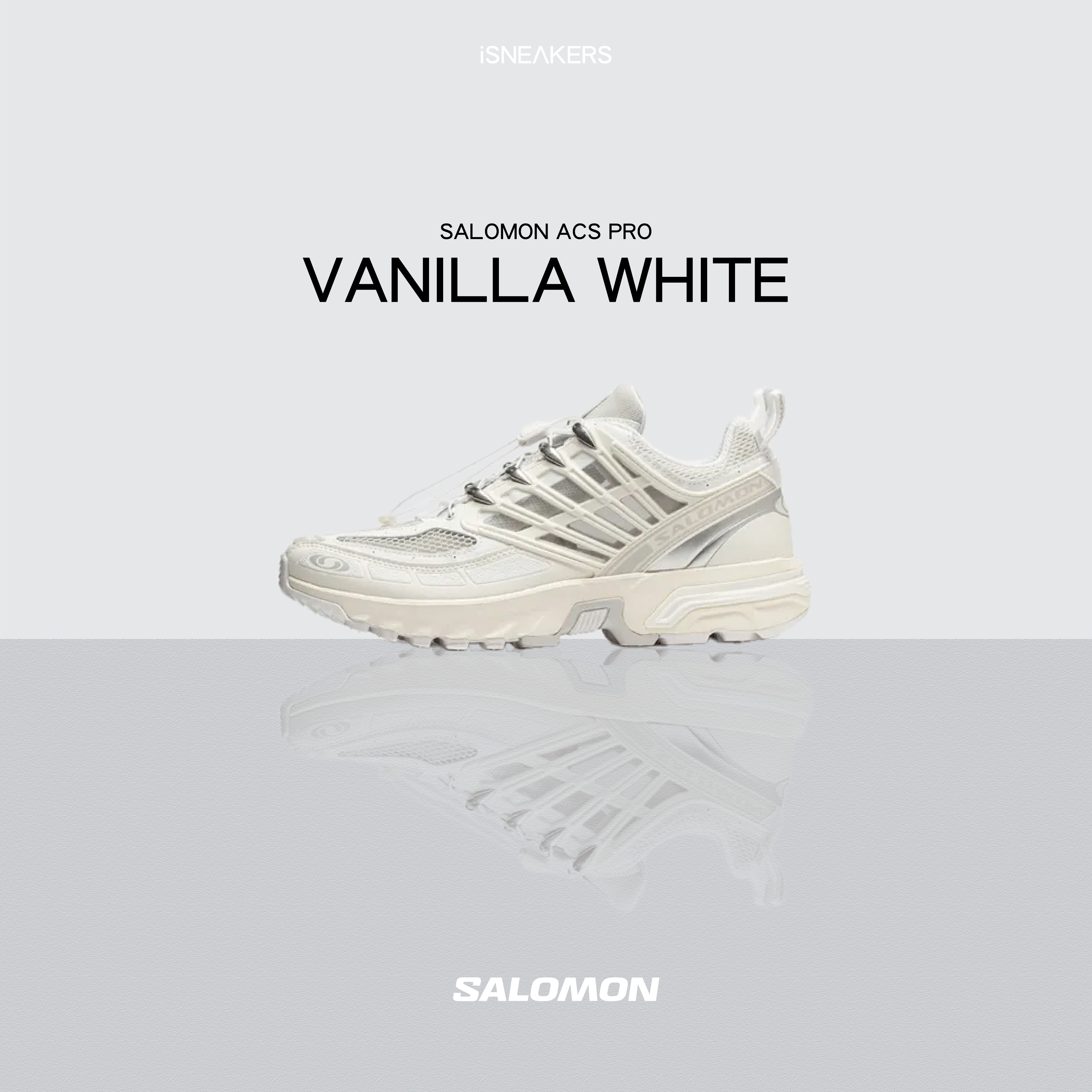 iSNEAKERS｜Salomon ACS Pro "Vanilla White" 香草白 471799