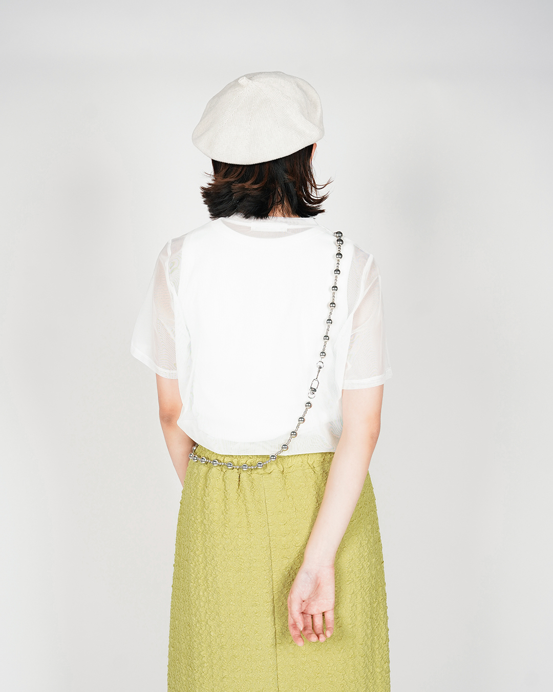 薄紗短袖Tee外搭