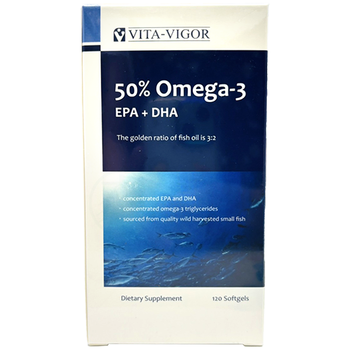 [維格VITA-VIGOR] Omega-3 維潔脂魚油軟膠囊(EPA) 120粒