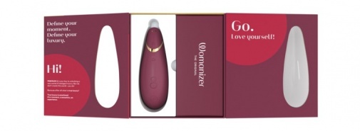 Womanizer Premium 2 陰蒂吸啜器 酒紅色
