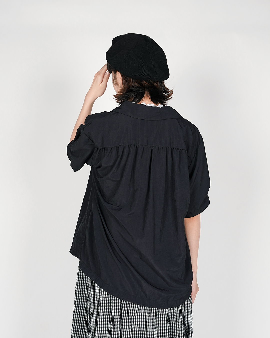 索索料小娃領短袖上衣