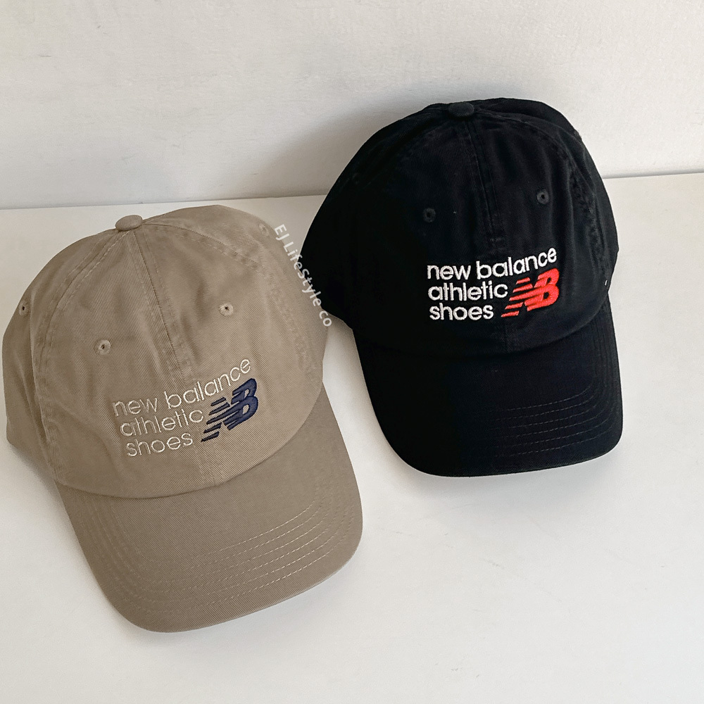 NEW BALANCE NB 刺繡LOGO 老帽 棒球帽 卡其色 LAH43016MS 黑色 LAH43016BK / 調貨