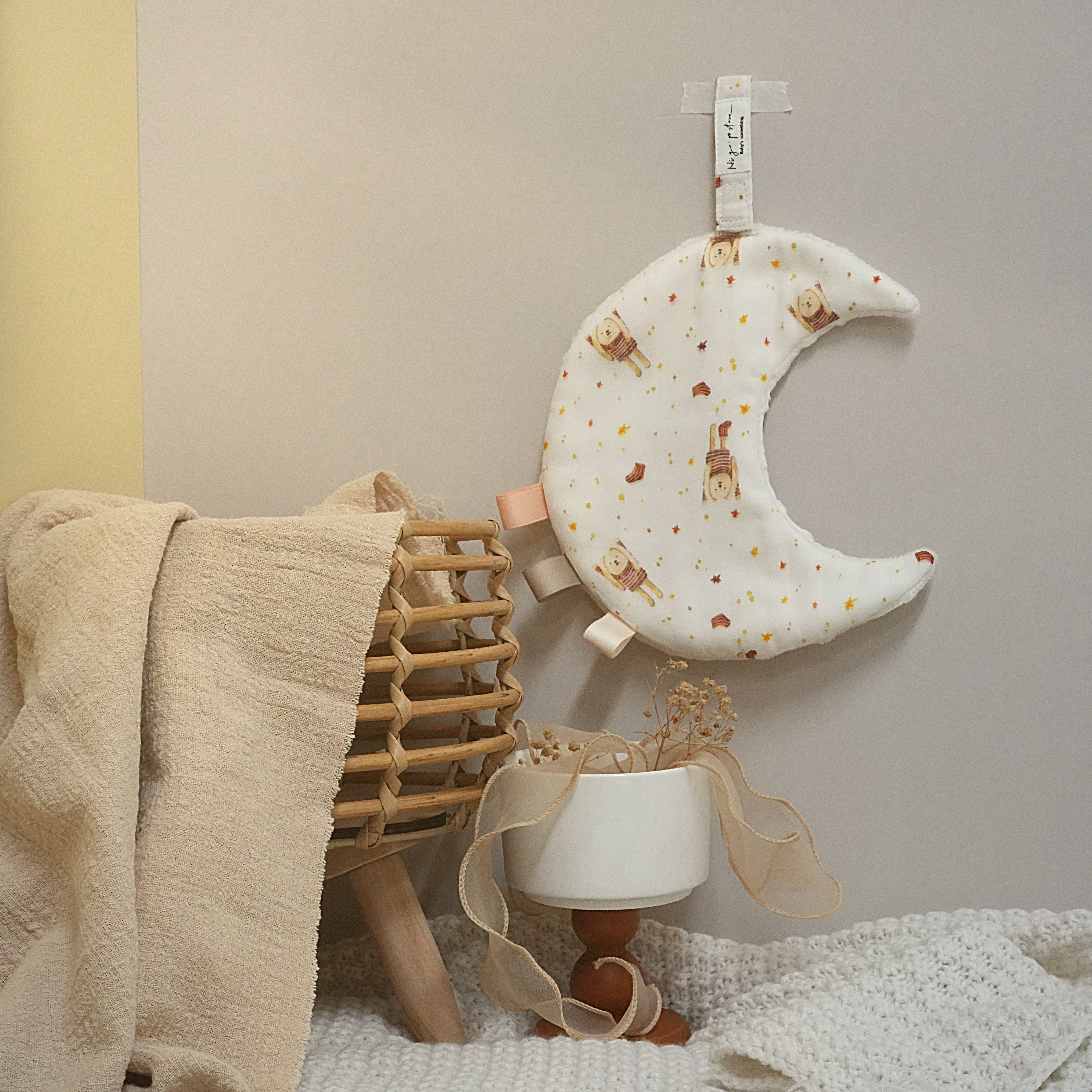 Hi Y.P store-獨家設計款-月光安撫巾-迷夢兔兔