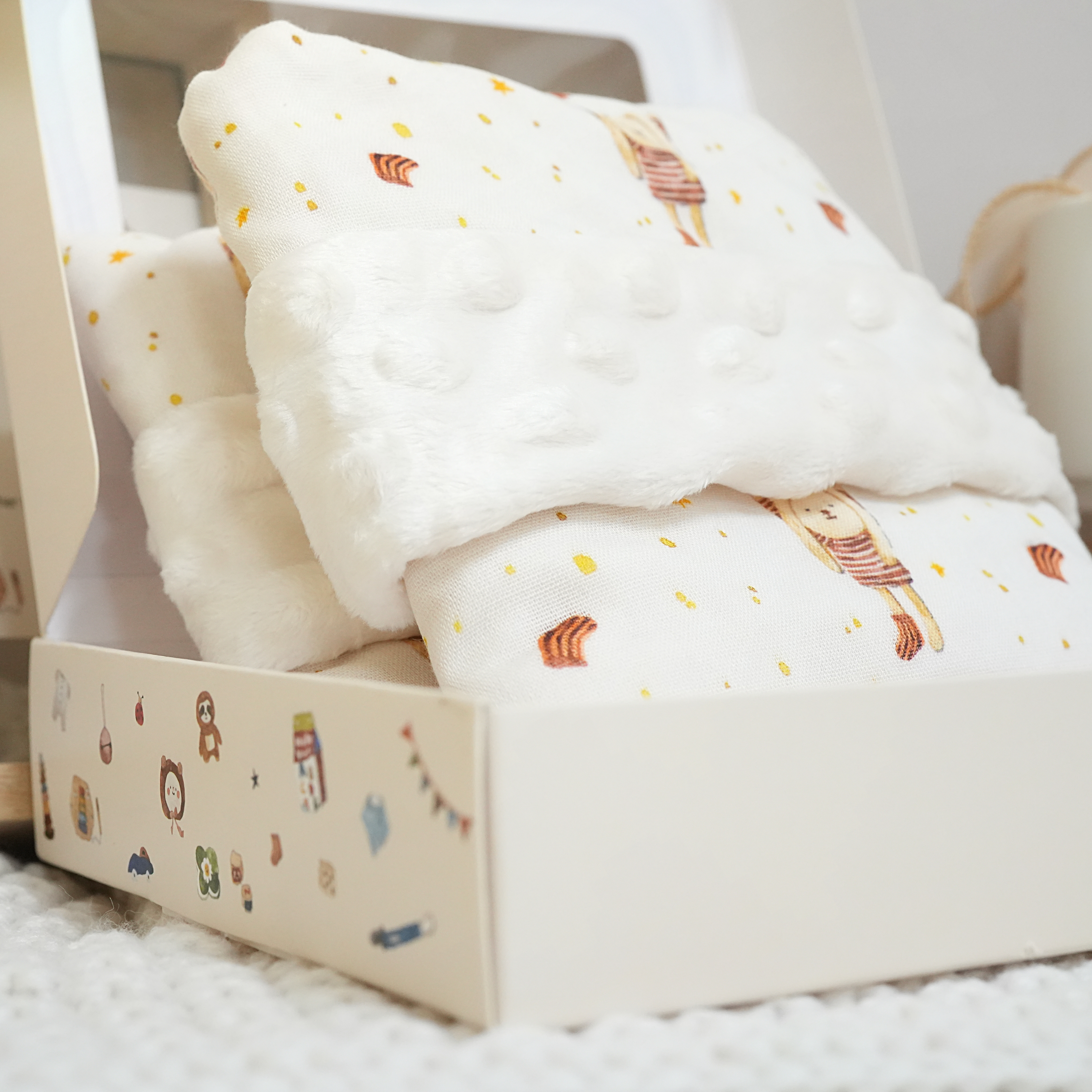 Hi Y.P store-嬰兒車蓋毯-獨家設計款-迷夢兔兔