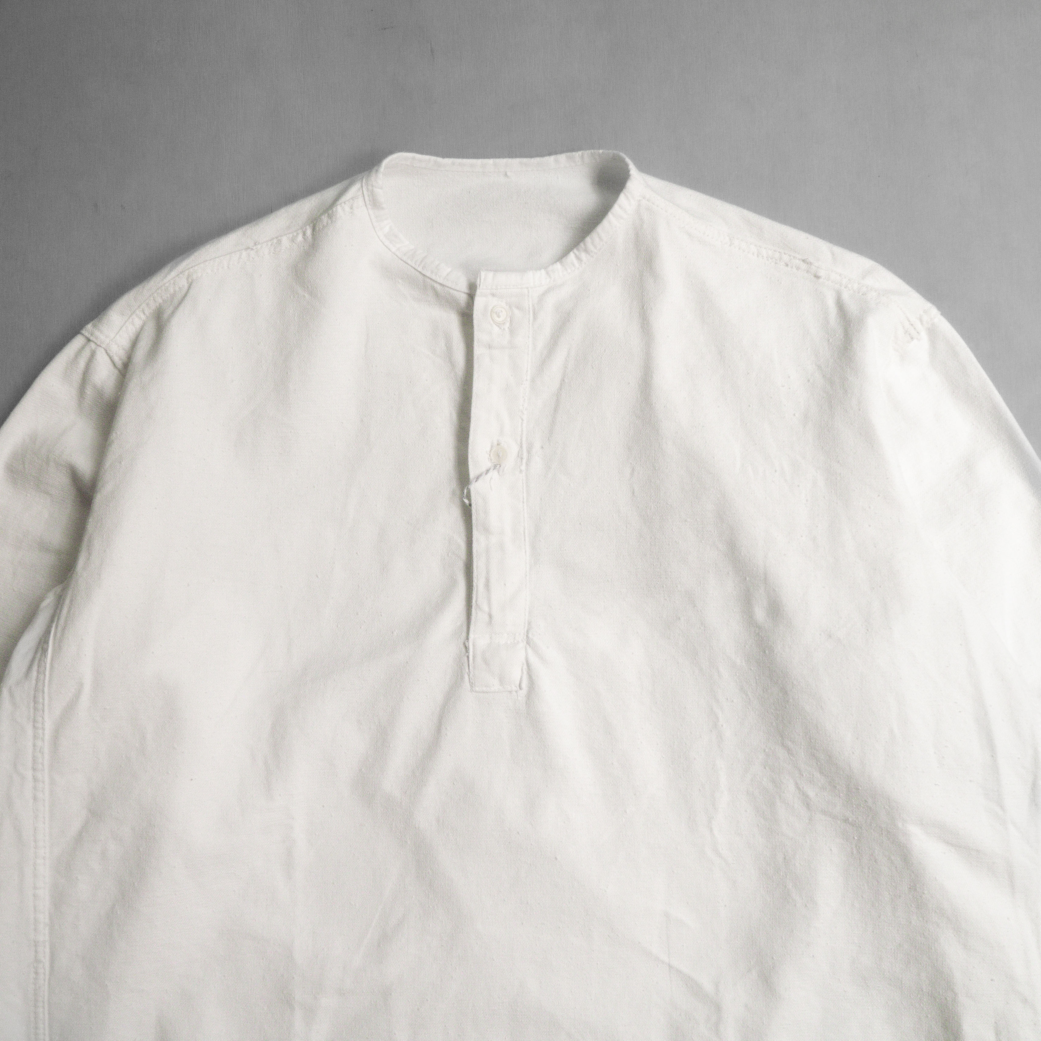 USSR ARMY WINTER PAJAMA SHIRT 蘇聯 公發 軍用 白色 亨利領 睡衣 襯衫