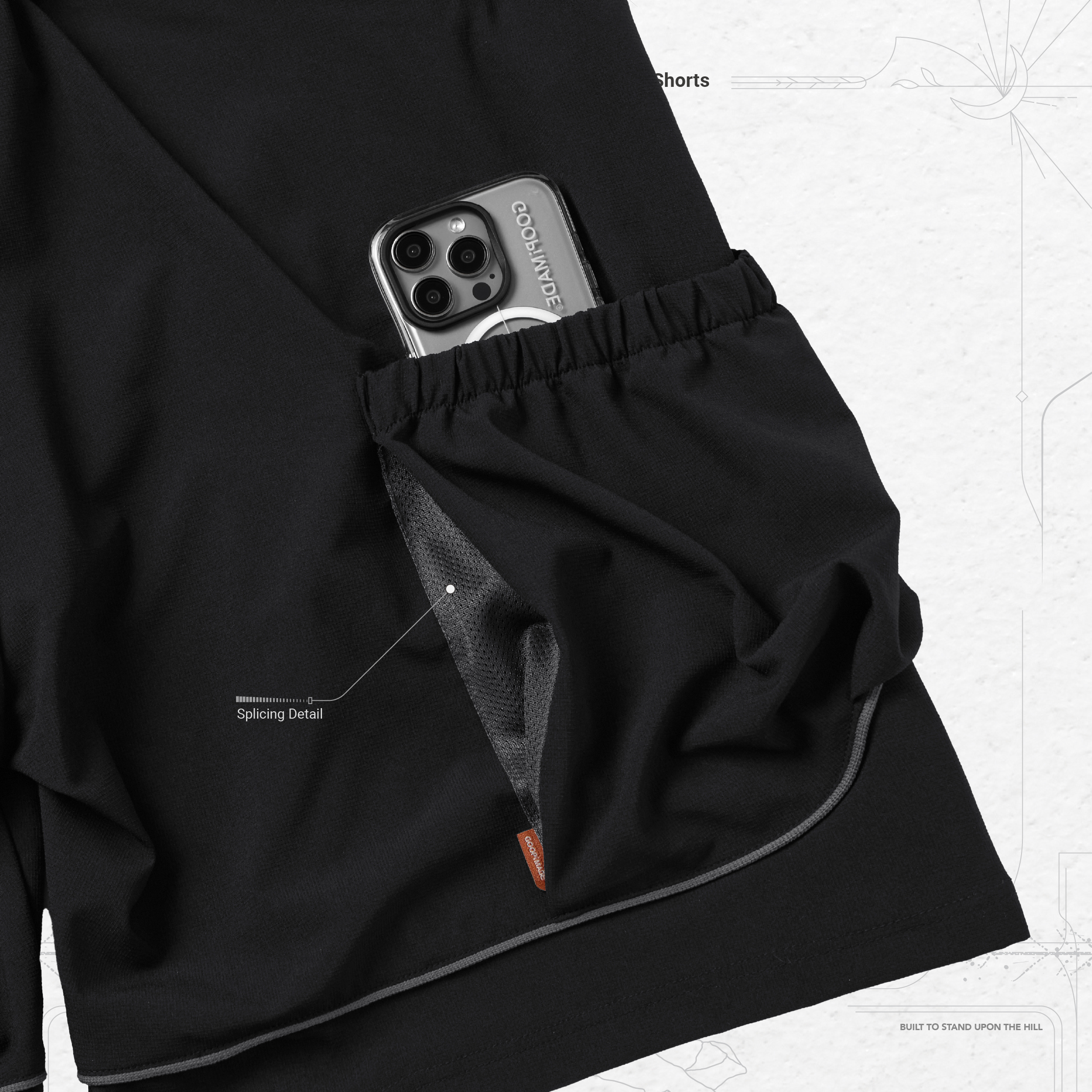LM-S01” G-Lightweight Utility Shorts - Shadow