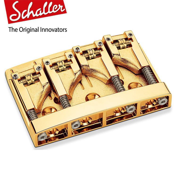 Schaller 3D-4 Bass Bridges 滾珠式弦鞍 電貝斯 琴橋