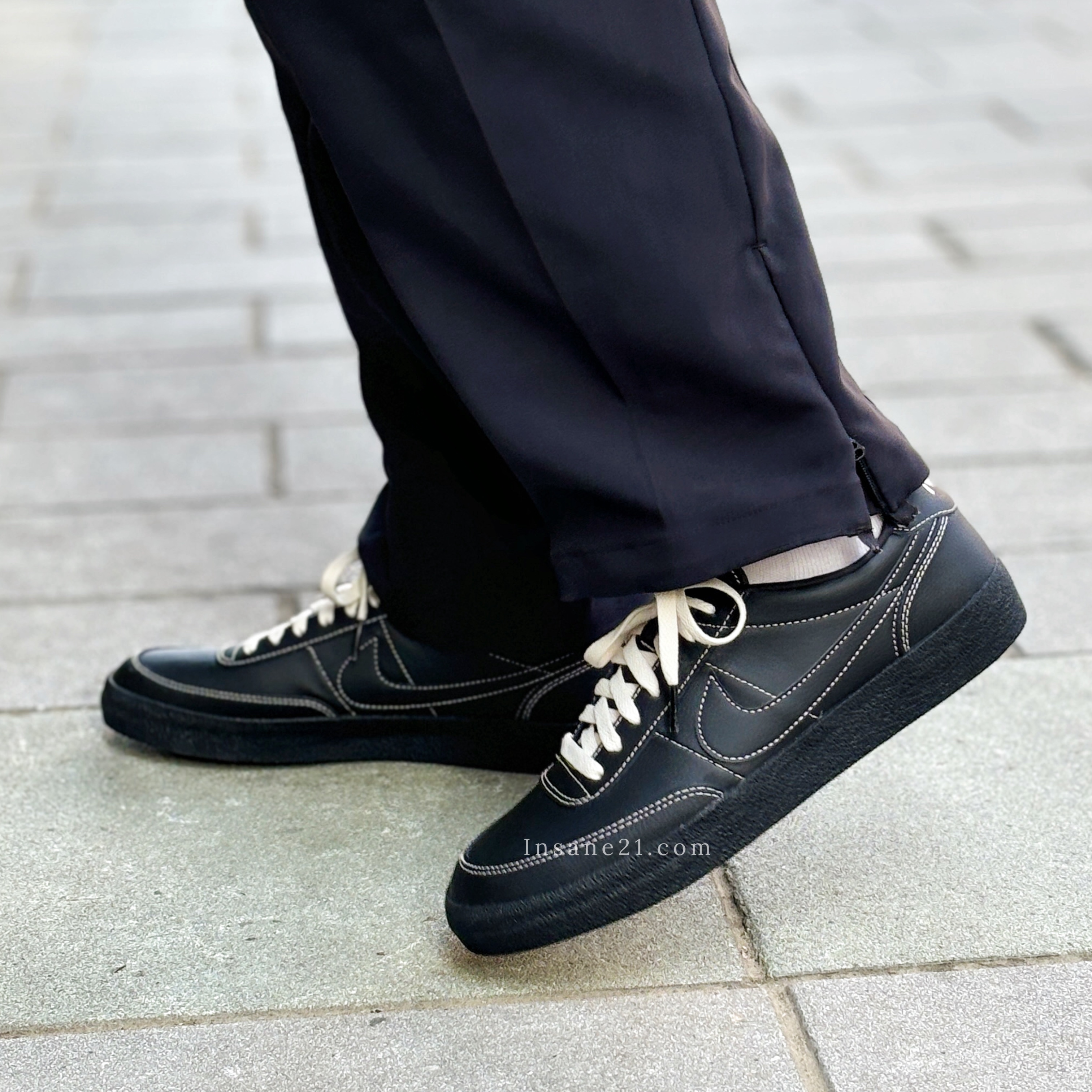 NIKE KILLSHOT 2 平替版倒勾 黑色 奶油白 外縫線 男鞋 HJ7263-010 /預購