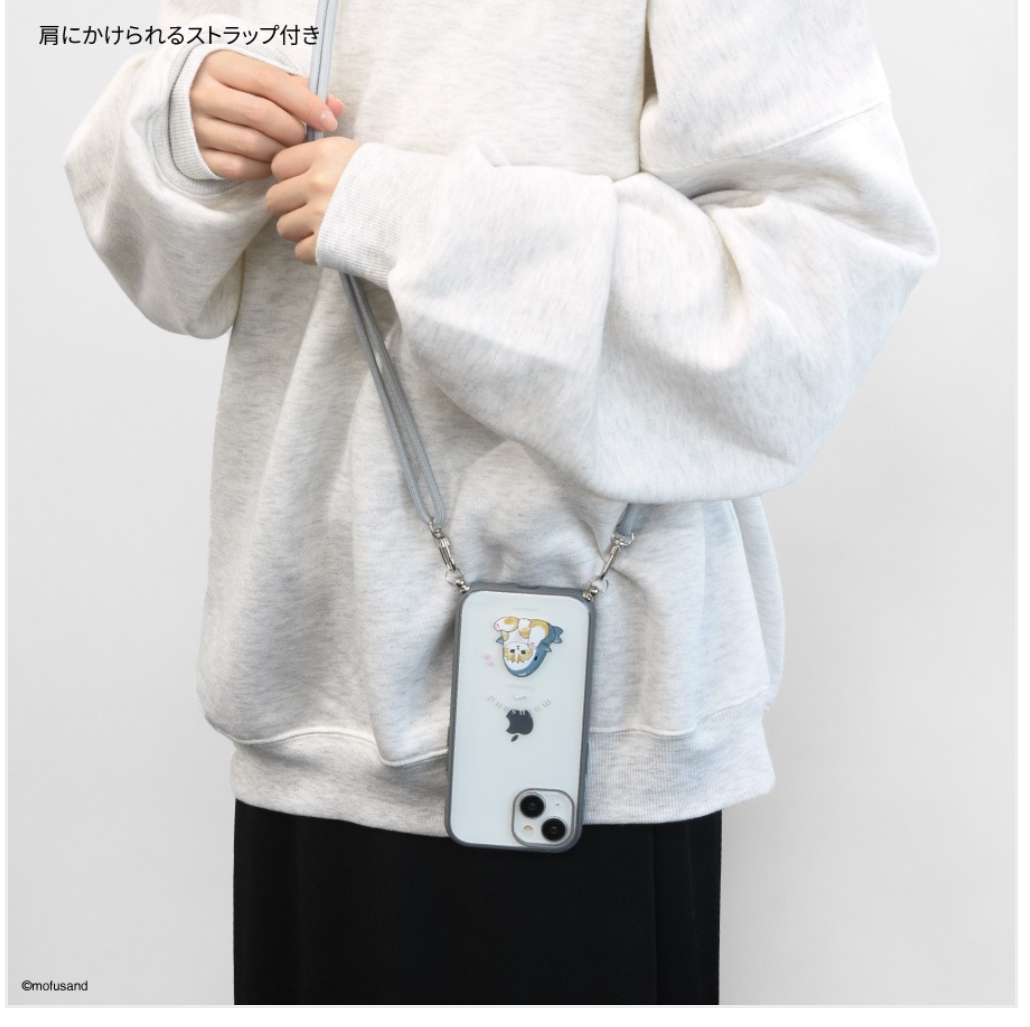 日本限定 mofusand 貓福珊迪 IIIIfit Loop iPhone15 / 14 / 13 相容保護殼