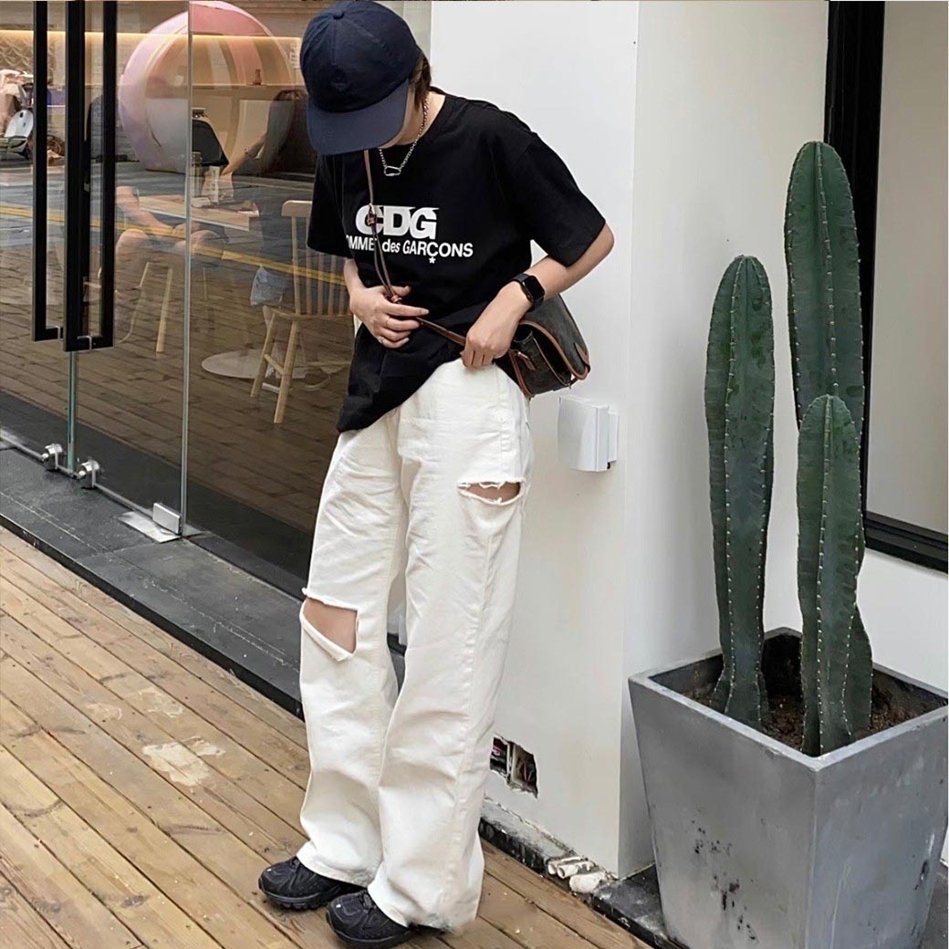 CDG COMME DES GARÇONS 平行字體 短t 短袖 CDG1D05