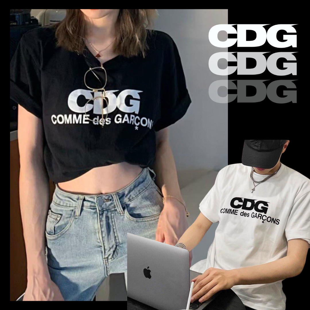 CDG COMME DES GARÇONS 平行字體 短t 短袖 CDG1D05