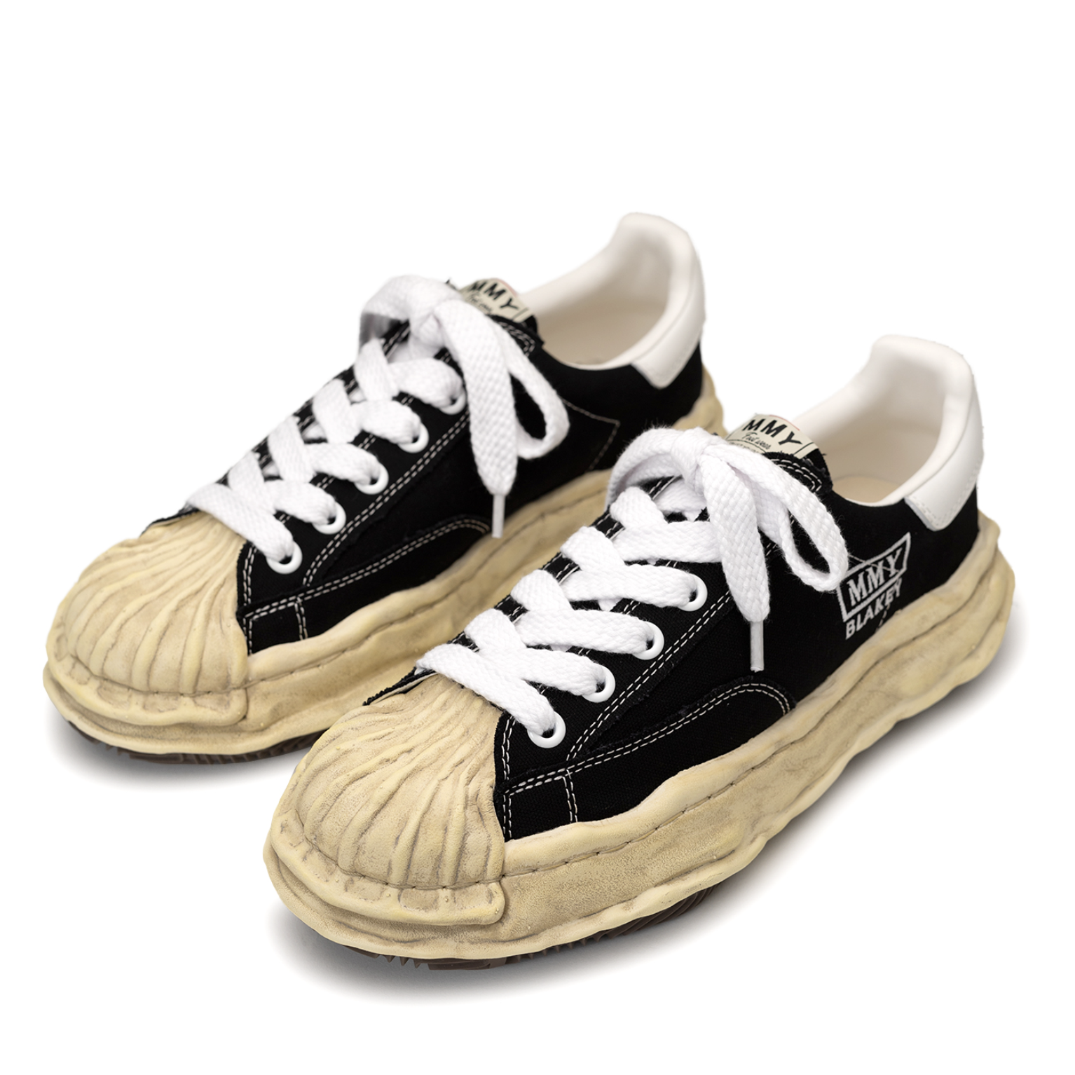 [現貨] MIHARA YASUHIRO BLAKEY OG Dyed Canvas Low Sneaker Black | A13FW728