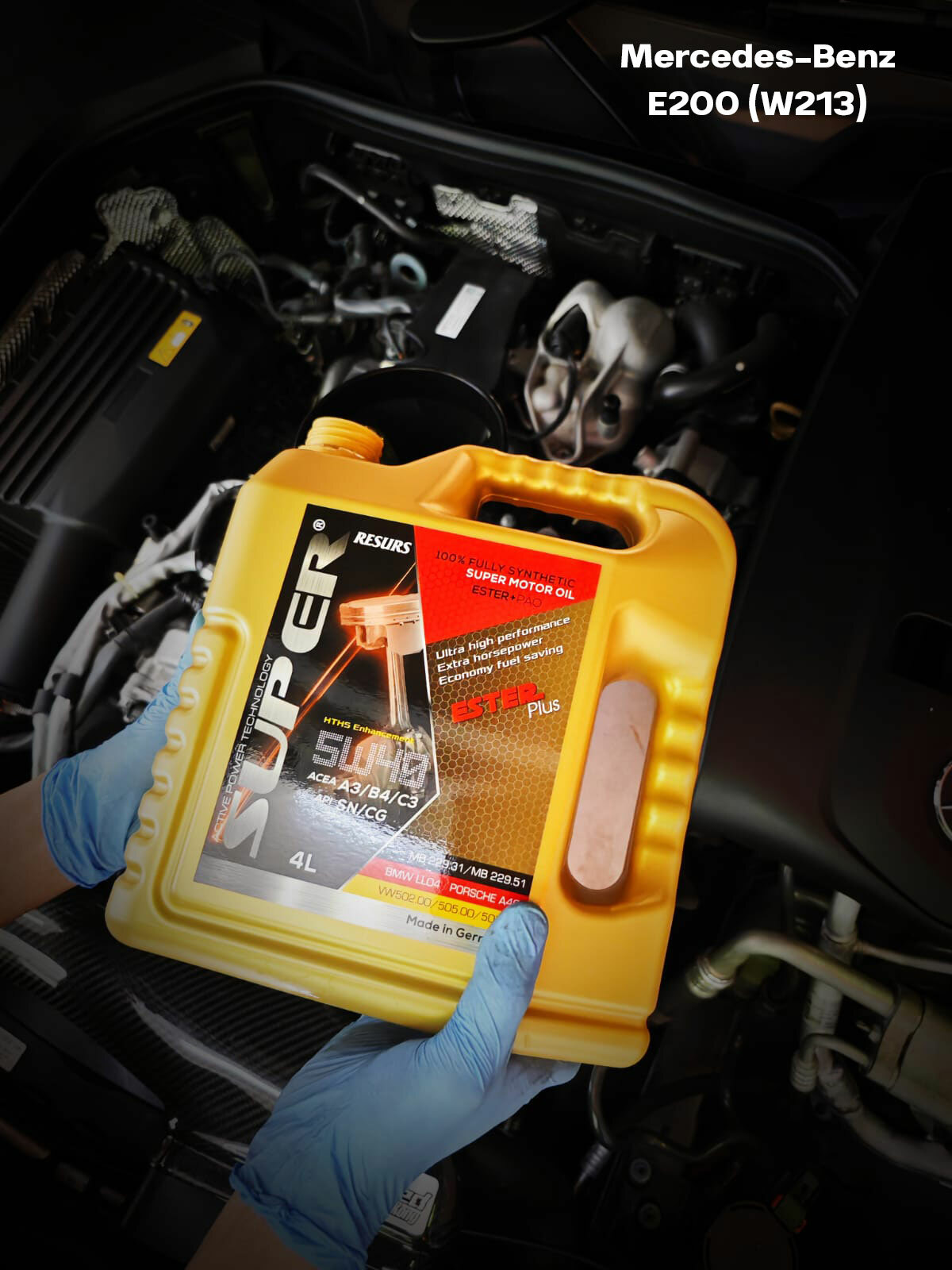 SUPERNANO ESTER Plus 5W40 Full Synthetic Motor Oil  | HTHS Ultra Performance | 4L
