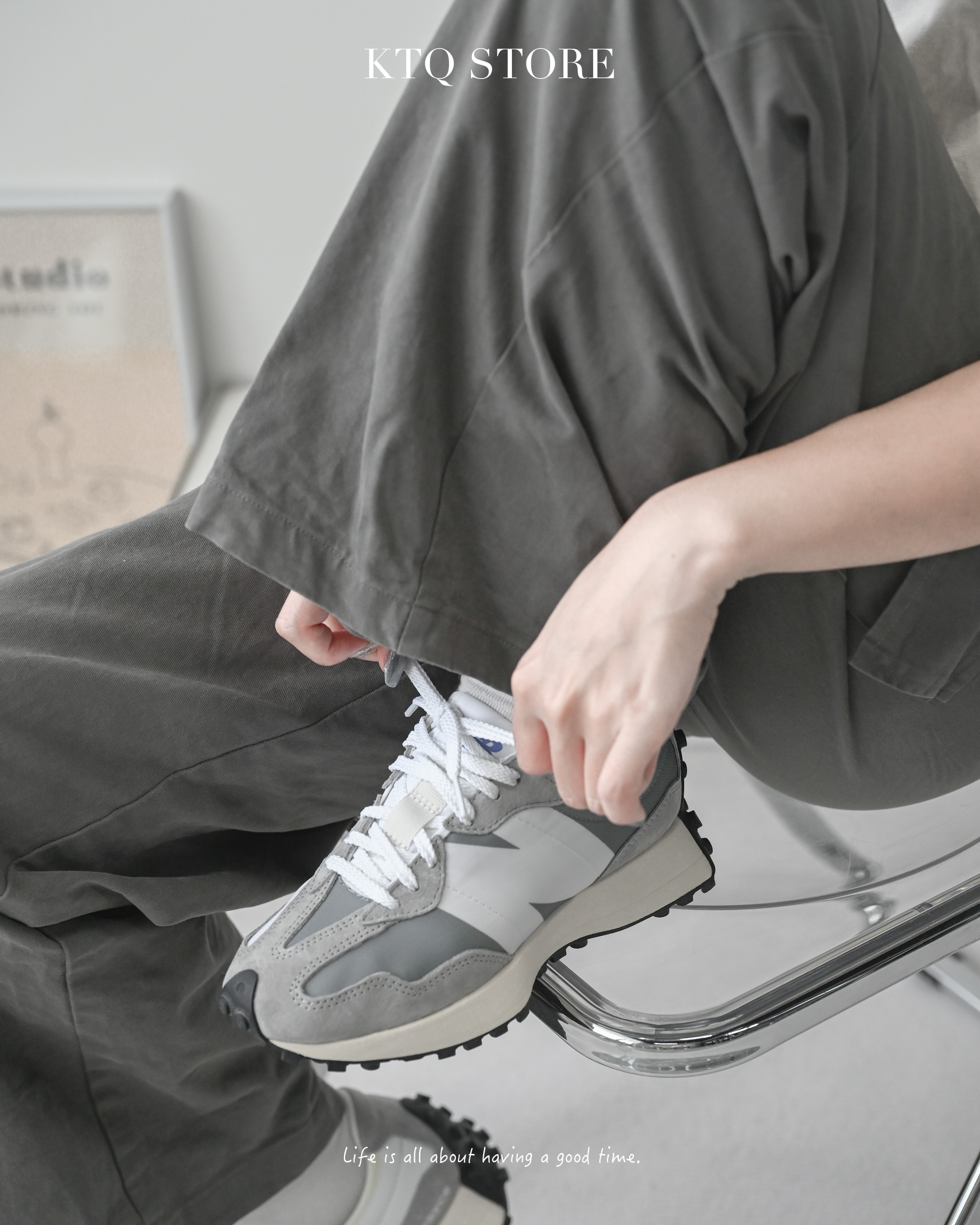 KTQ STORE ‧ NEW BALANCE NB 327 元祖灰  MS327LAB