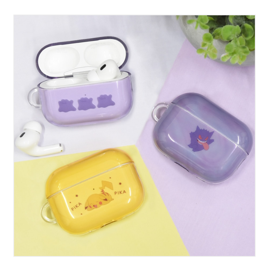 日本限定 Pokemon 寶可夢 AirPods Pro（第 2 代）/AirPods Pro 相容軟殼 保護殼