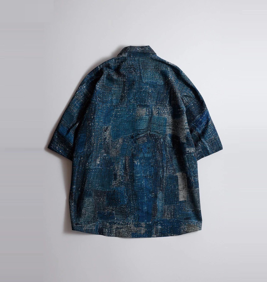 FDMTL JAPAN 2024 S/S PRINTED BORO S/S SHIRT - PRE ORDER ITEM (預訂中)