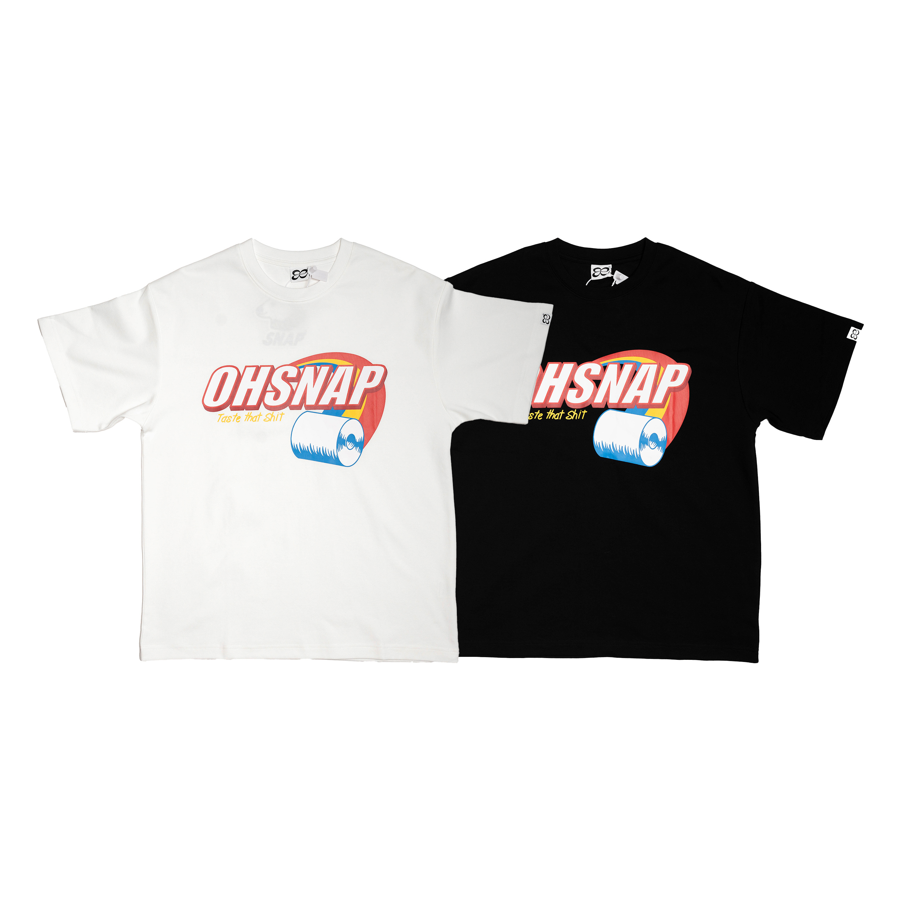 OHSNAP / Taste That Shxt Tee - 黑色 ,白色