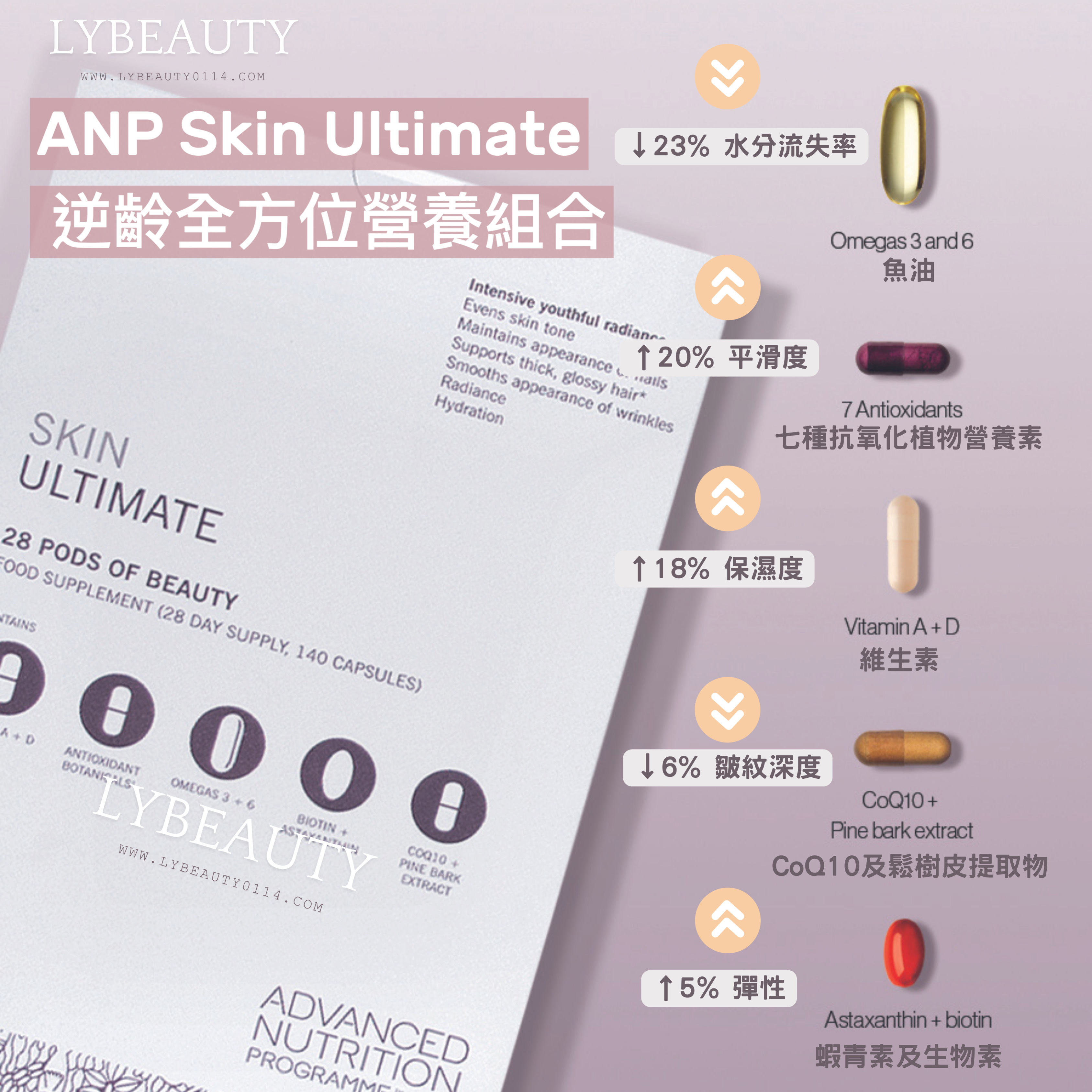 ANP Skin Ultimate 逆齡全方位營養組合​​ （一盒28天）