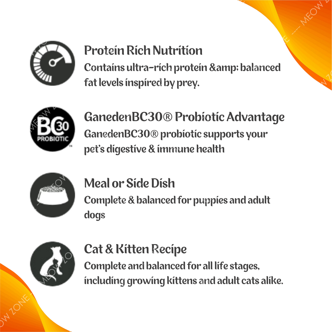 NULO Freestyle Freeze-Dried Raw 益生菌凍乾脫水貓糧 - 火雞+鴨肉 8oz