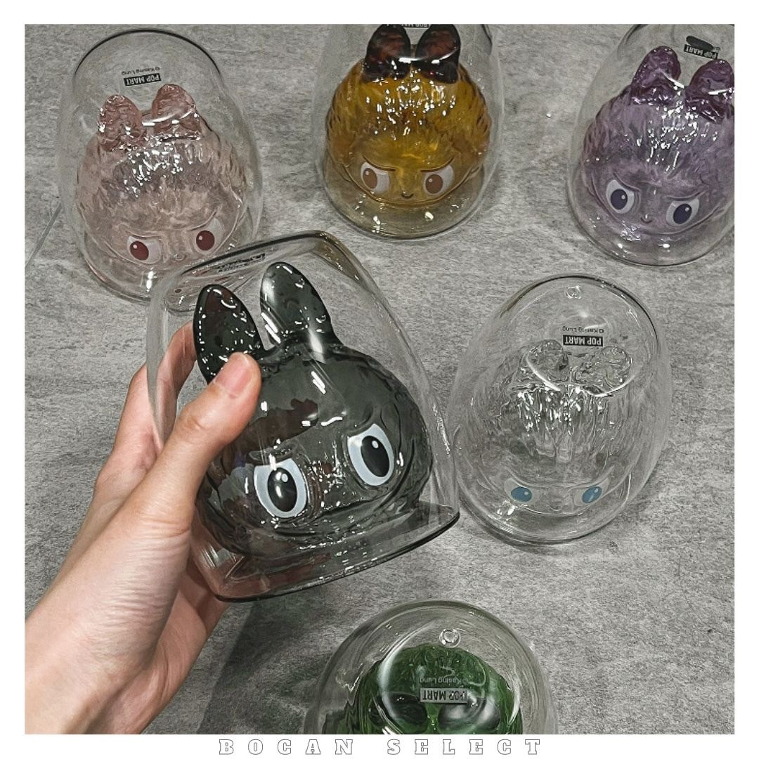 THE MONSTERS CHEERS 泡泡瑪特 LABUBU 雙層玻璃杯 盲盒 6款+1隱藏款