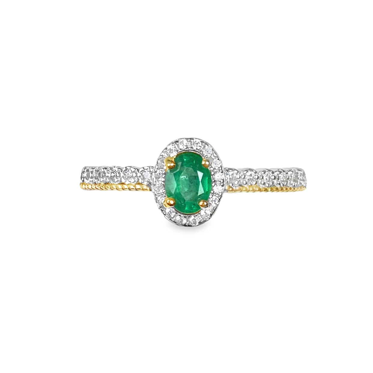 T210祖母綠戒指(主石小顆)