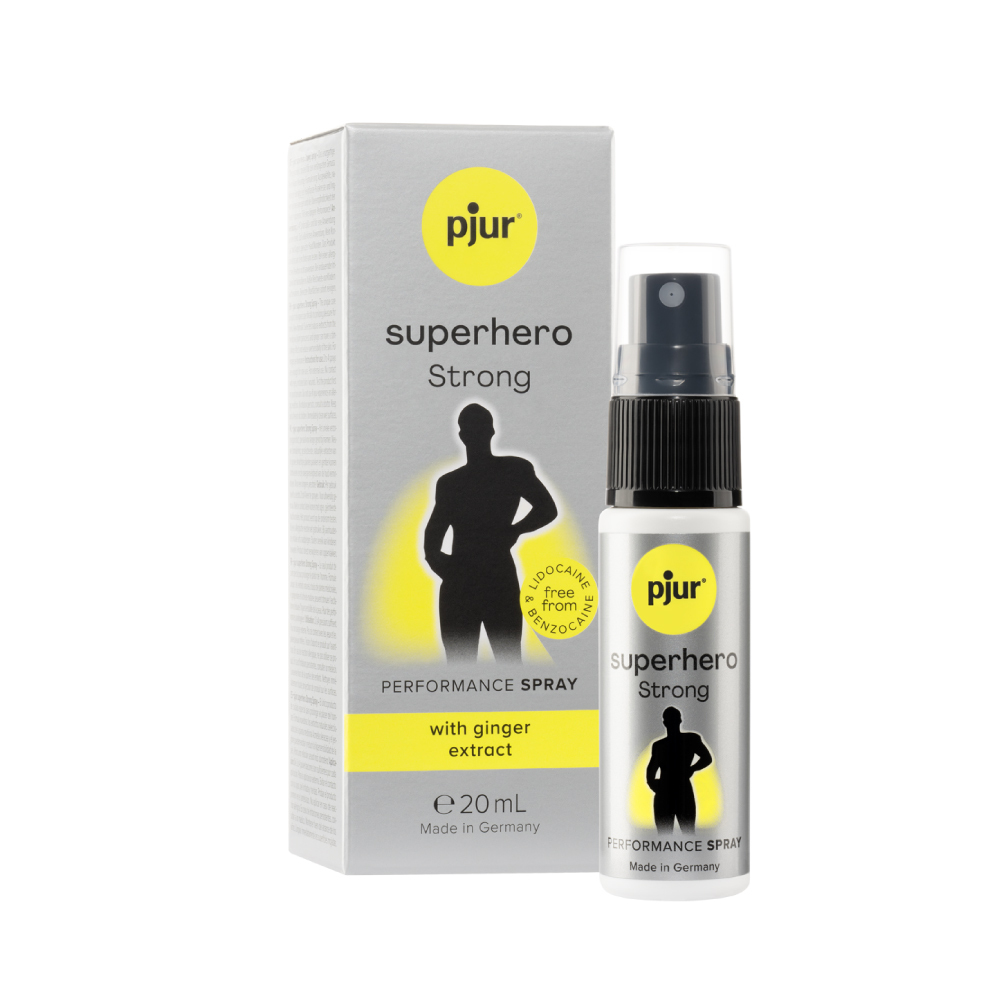 德國碧宜潤 pjur superhero STRONG Spray 小黑噴Pro 超級英雄活力提升強效型噴霧