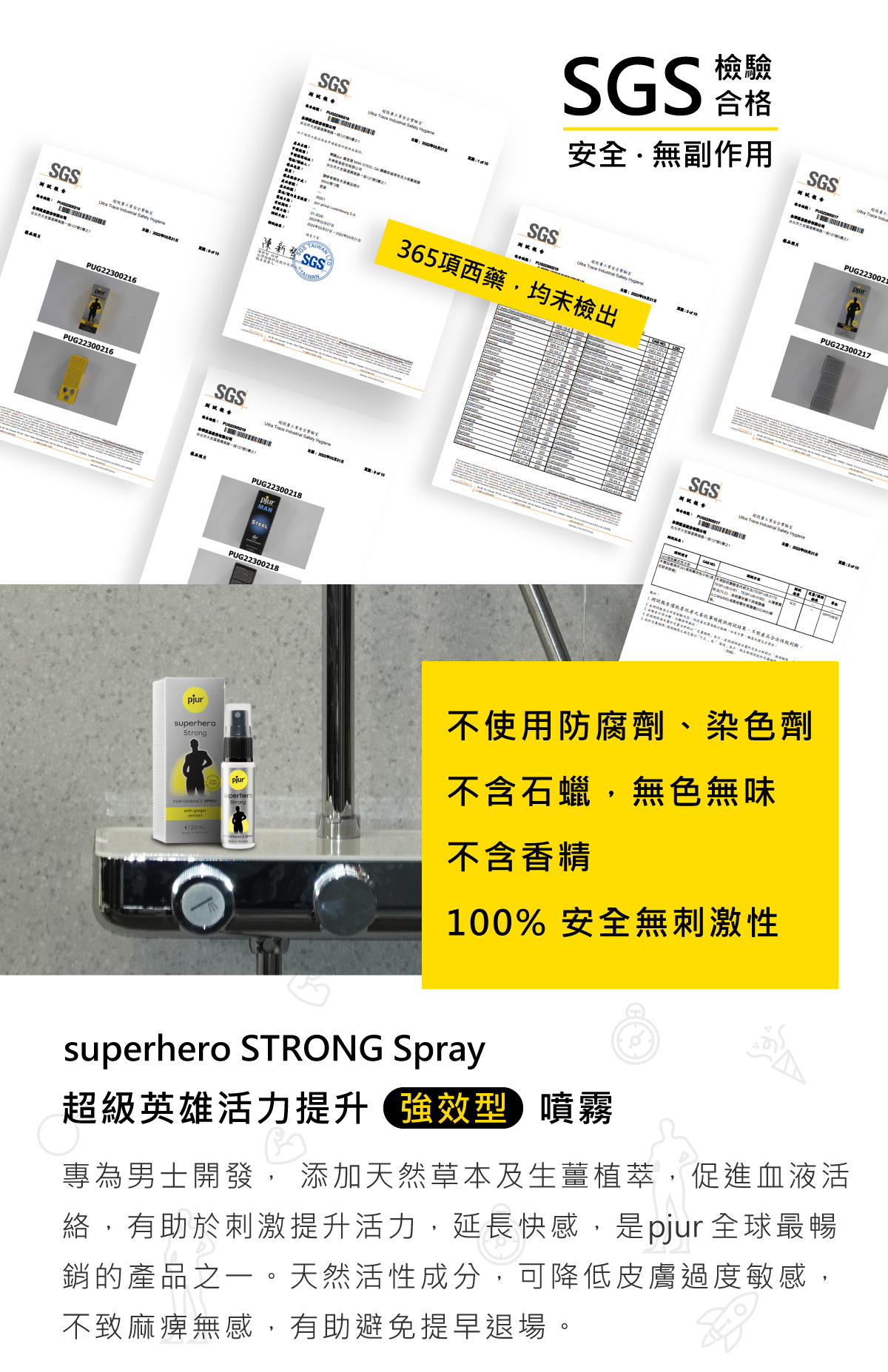 pjur,碧宜潤,德國碧宜潤,德國 pjur,pjur superhero STRONG Spray,pjur 潤滑液,潤滑液,水性潤滑液,延時噴霧,pjur 超級英雄