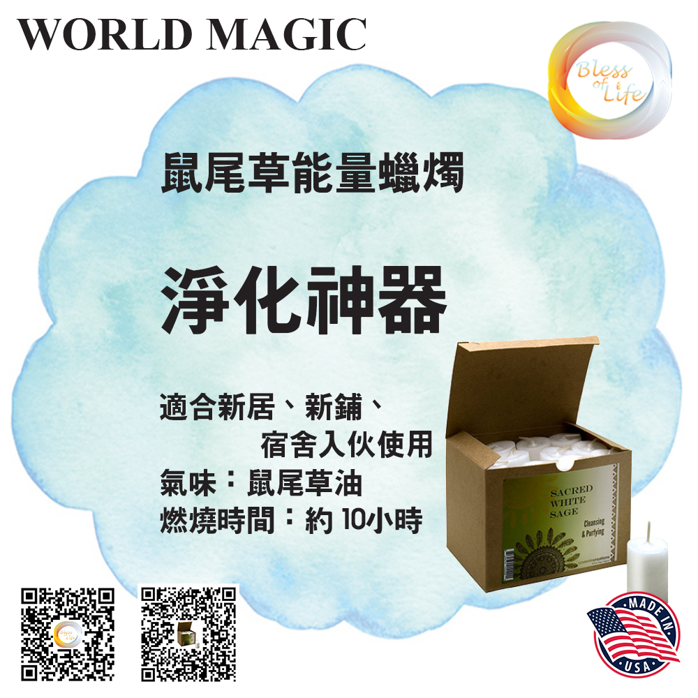 Coventry Creations - 鼠尾草能量蠟燭 Sacred White Sage Candle
