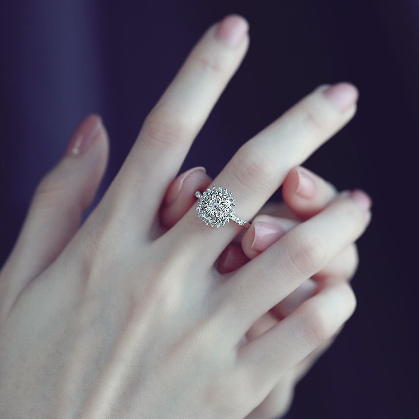 鏡花 － GIA50分鑽石戒指