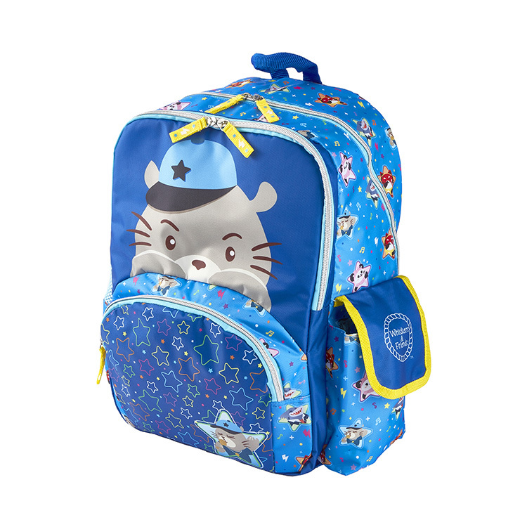 Whiskers with Mic Blue Backpack