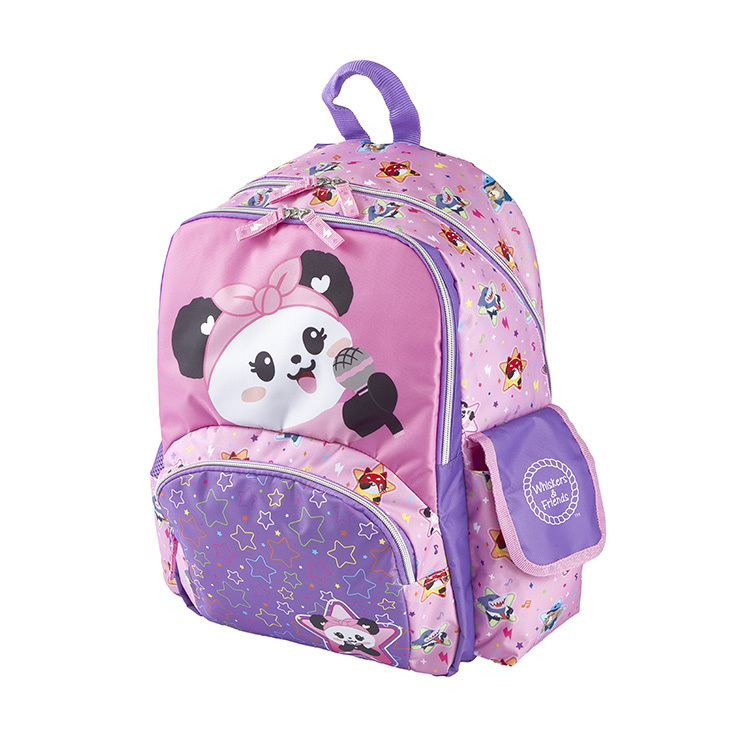 Baobao With Mic Pink And Purple Backpack