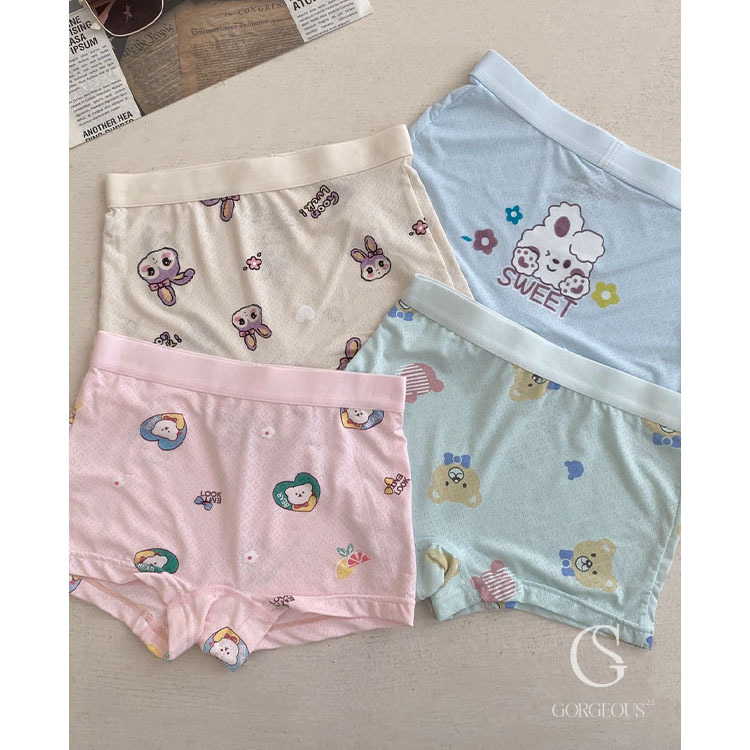 G5821 現貨「(女童)4入抗菌涼感小褲褲」