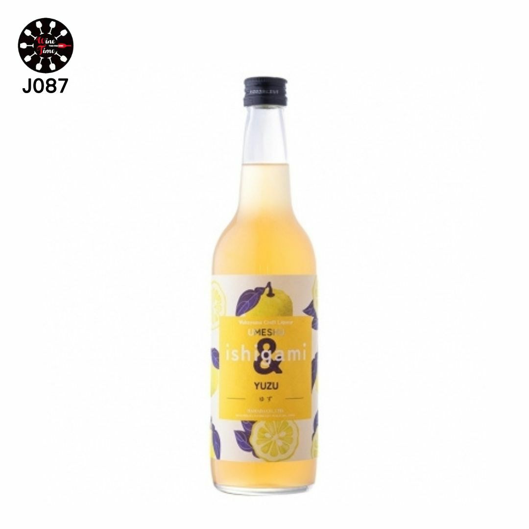 ISHIGAMI YUZU UME 濱田 神石之 梅酒 《柚子》600ml